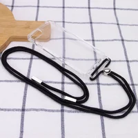 Чохол TPU Crossbody Transparent для Apple iPhone 7/8 / SE (2020) (4.7 ") Чорний