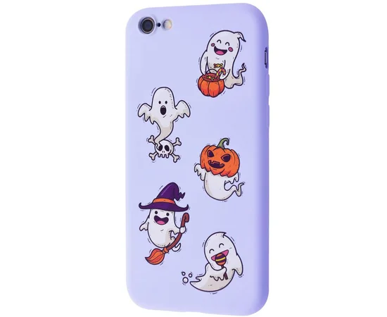 TPU чехол WAVE Fancy для Apple iPhone 7 / 8 / SE (2020) Ghosts / Light purple