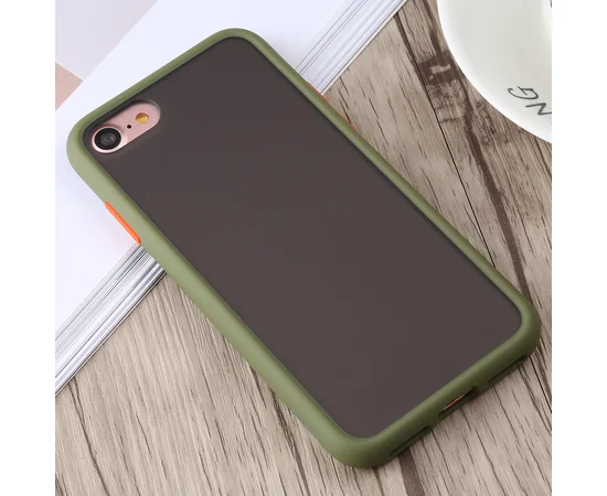 TPU чехол LikGus Maxshield для Apple iPhone 7 / 8 (4.7") Зеленый