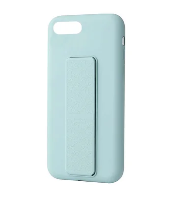 Чехол Silicone Case Hand Holder для Apple iPhone 7 / 8 / SE (2020) (4.7") Бирюзовый / Ice Blue