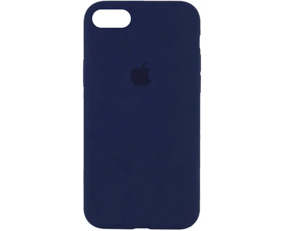 Чехол Silicone Case Full Protective (AA) для Apple iPhone 7 / 8 / SE (2020) (4.7") Синий / Deep navy