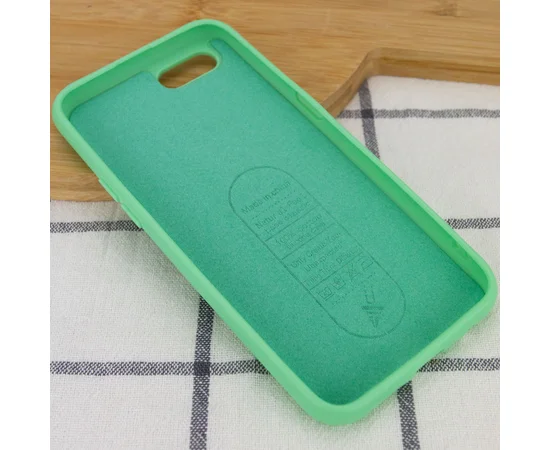 Чехол Silicone Case GETMAN for Magnet для Apple iPhone 7 / 8 / SE (2020) (4.7") Зеленый / Spearmint