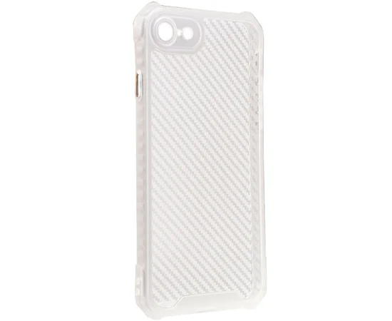Чехол TPU Ease Carbon color series для Apple iPhone 7 / 8 / SE (2020) (4.7") Матовый / Прозрачный
