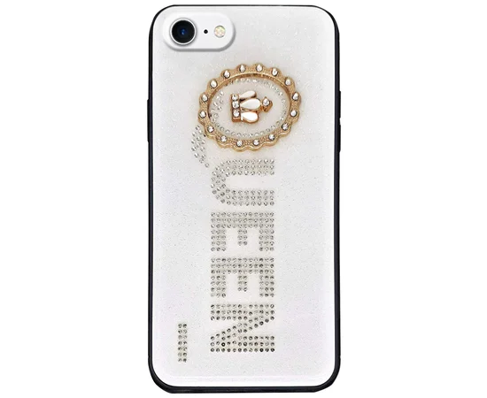 TPU+Glass чехол TYBOMB Queen для Apple iPhone 7 / 8 (4.7") white