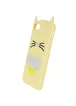 Силиконовый чехол Love Cat 3D для Apple iPhone 7 / 8 (4.7") Желтый
