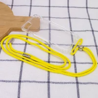 Чехол TPU Crossbody Transparent для Apple iPhone 7 / 8 / SE (2020)(4.7") Желтый