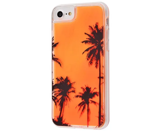 TPU+PC чехол Lovely Stream Neon sand для Apple iPhone 6 / 6s / 7 / 8 (4.7") Пальмы
