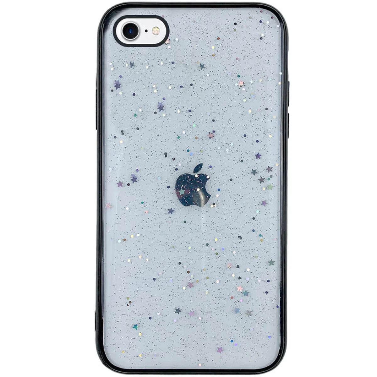 TPU+PC чехол Shiny Stars для Apple iPhone 7 / 8 / SE (2020) (4.7") Черный