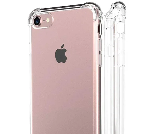 TPU чехол Epic Ease с усиленными углами для Apple iPhone 7 / 8 / SE (2020) (4.7") Прозрачный / Transparent
