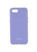 Чехол Silicone Case GETMAN for Magnet для Apple iPhone 7 / 8 / SE (2020) (4.7") Сиреневый / Dasheen