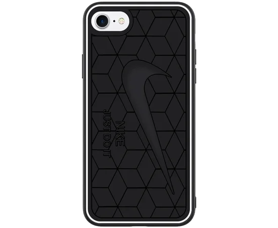 TPU Чехол Sneakers для Apple iPhone 7 / 8 (4.7") Черный / Nike