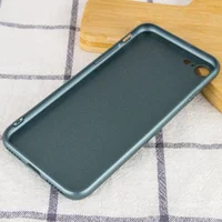 TPU+Glass чехол GLOSSY Logo Full camera для Apple iPhone 7 / 8 / SE (2020) (4.7") Зеленый