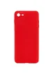 Силиконовый чехол Candy Full Camera для Apple iPhone 7 / 8 / SE (2020) (4.7") Красный / Red