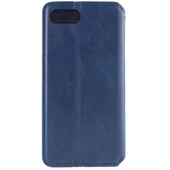 Кожаный чехол-книжка GETMAN Cubic (PU) для Apple iPhone 7 / 8 / SE (2020) (4.7") Синий