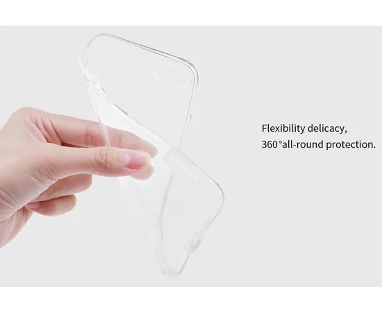 TPU чехол Nillkin Nature Series для Apple iPhone 7 / 8 (4.7") Бесцветный (прозрачный)