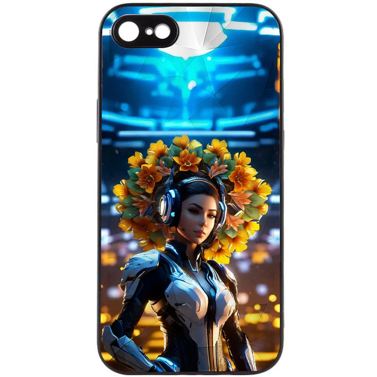 TPU+PC чехол Prisma Ladies для Apple iPhone 7 / 8 / SE (2020) (4.7") Cyberpunk