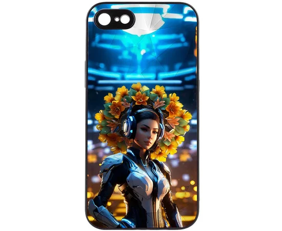 TPU+PC чехол Prisma Ladies для Apple iPhone 7 / 8 / SE (2020) (4.7") Cyberpunk