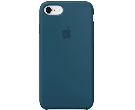Чехол Silicone case (AAA) для Apple iPhone 7 / 8 (4.7") Синий / Cosmos blue