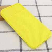 Чехол Camshield Square TPU со шторкой для камеры для Apple iPhone 7 / 8 / SE (2020) (4.7") Желтый