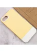 Чехол TPU+PC Bichromatic для Apple iPhone 7 / 8 / SE (2020) (4.7") Creamy-yellow / White