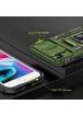 Ударопрочный чехол Camshield Army Ring для Apple iPhone 7 / 8 / SE (2020) (4.7") Оливковый / Army Green