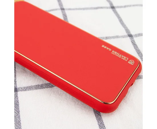 Кожаный чехол Xshield для Apple iPhone 7 / 8 / SE (2020) (4.7") Красный / Red