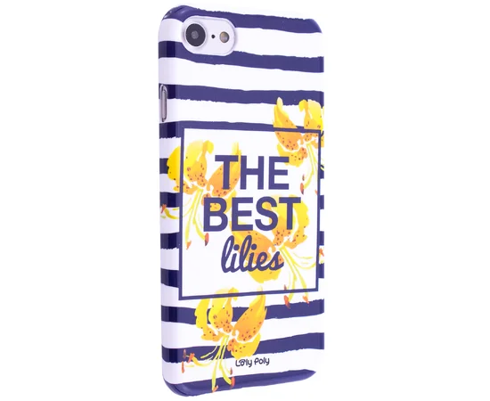 Tpu чехол "SM" светящийся (Glow in the Dark) для Apple iPhone 7 / 8 (4.7") Белый / Синий