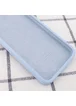 Чехол Silicone Case Square Full Camera Protective (AA) для Apple iPhone 7 / 8 / SE (2020) (4.7") Голубой / Mist blue