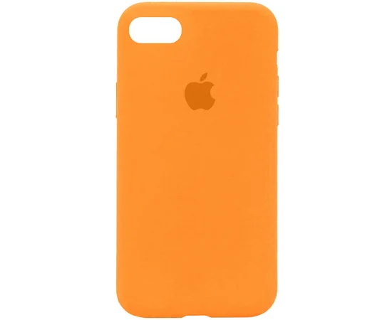 Чехол Silicone Case Full Protective (AA) для Apple iPhone 7 / 8 / SE (2020) (4.7") Оранжевый / Papaya