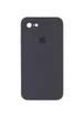 Чехол Silicone Case Square Full Camera Protective (AA) для Apple iPhone 7 / 8 / SE (2020) (4.7") Серый / Dark Gray
