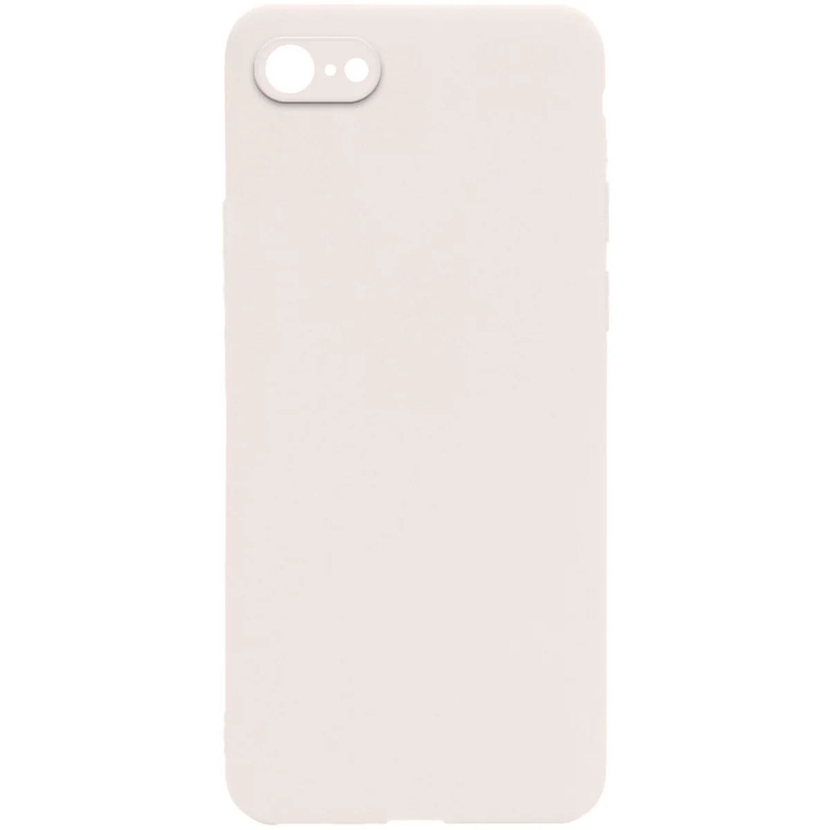 Силіконовий чохол Candy Full Camera для Apple iPhone 7/8 / SE (2020) (4.7 ") Бежевий / Antigue White
