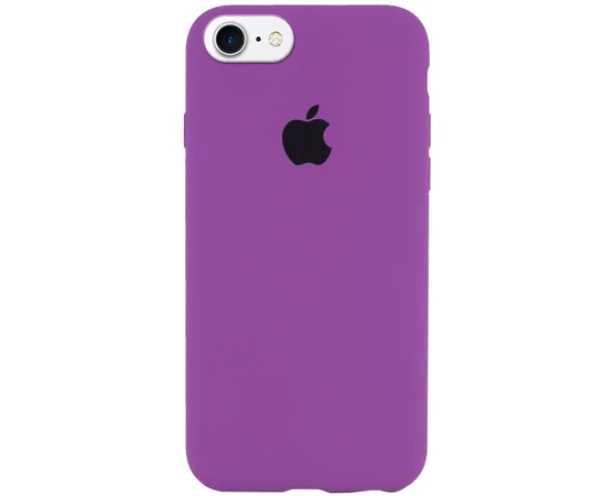 Чохол Silicone case (A) (з закритим низом) для Apple iPhone 7/8 (4.7 ") Фіолетовий / Grape