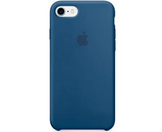 Чехол Silicone case (A) для Apple iPhone 7 / 8 (4.7") Синий / Navy Blue