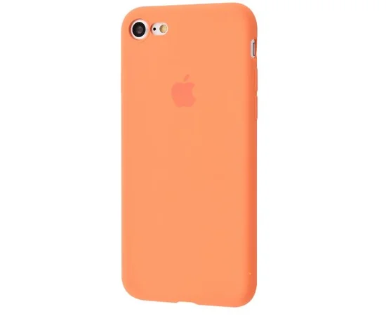 Чехол Slim Silicone case full protective для Apple iPhone 7 / 8 (4.7") Оранжевый / Orange