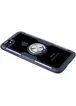 TPU+PC чехол Deen CrystalRing for Magnet (opp) для Apple iPhone 7 / 8 / SE (2020) Бесцветный / Темно-синий
