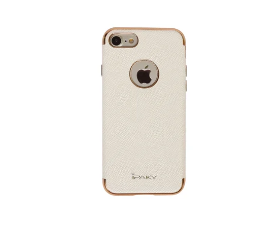 Кожаная накладка iPaky Chrome Series для Apple iPhone 7 / 8 (4.7") Белый