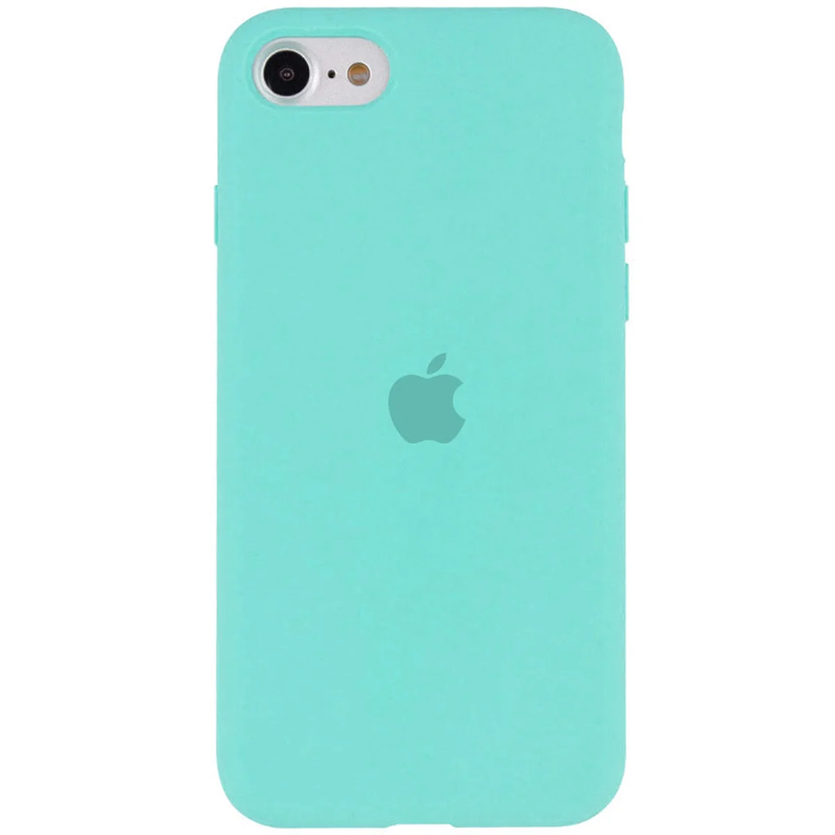Чохол Silicone Case Full Protective (AA) для Apple iPhone SE (2020) Бірюзовий / Ice Blue