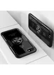 TPU+PC чехол Deen CrystalRing for Magnet (opp) для Apple iPhone 7 / 8 / SE (2020) Бесцветный / Черный