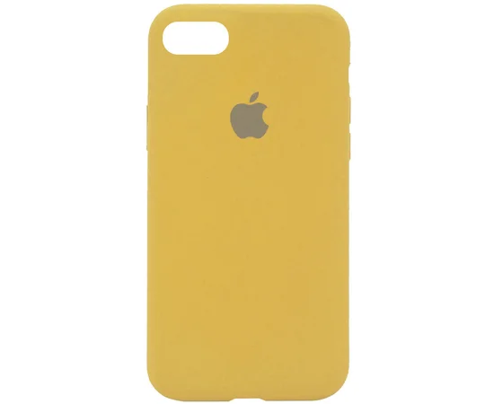 Чехол Silicone Case Full Protective (AA) для Apple iPhone 7 / 8 / SE (2020) (4.7") Золотой / Gold