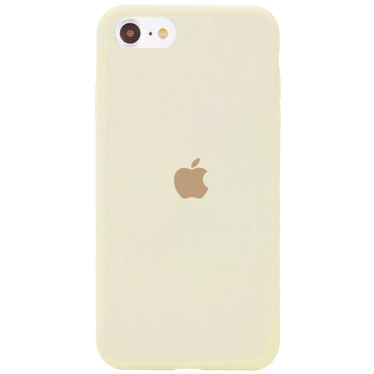 Чохол Silicone Case Full Protective (AA) для Apple iPhone SE (2020) Бежевий / Creamy