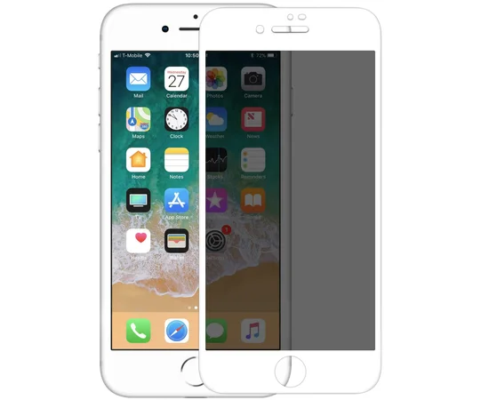 Защитное стекло Nillkin Privacy Glass Full Screen (3D AP+MAX) для Apple iPhone 7 / 8 (4.7") Белый