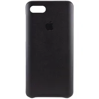 Кожаный чехол AHIMSA PU Leather Case Logo (A) для Apple iPhone 7 / 8 / SE (2020) (4.7") Черный