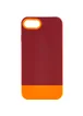 Чехол TPU+PC Bichromatic для Apple iPhone 7 / 8 / SE (2020) (4.7") Brown burgundy / Orange