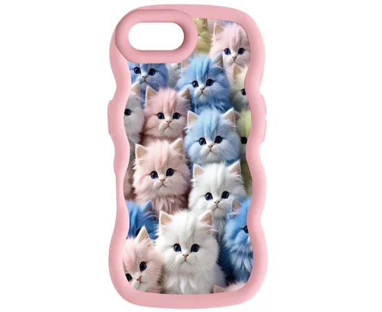 Чехол TPU Cloudy Pictures для Apple iPhone 7 / 8 / SE (2020) / SE (2022) (4.7") Kittens