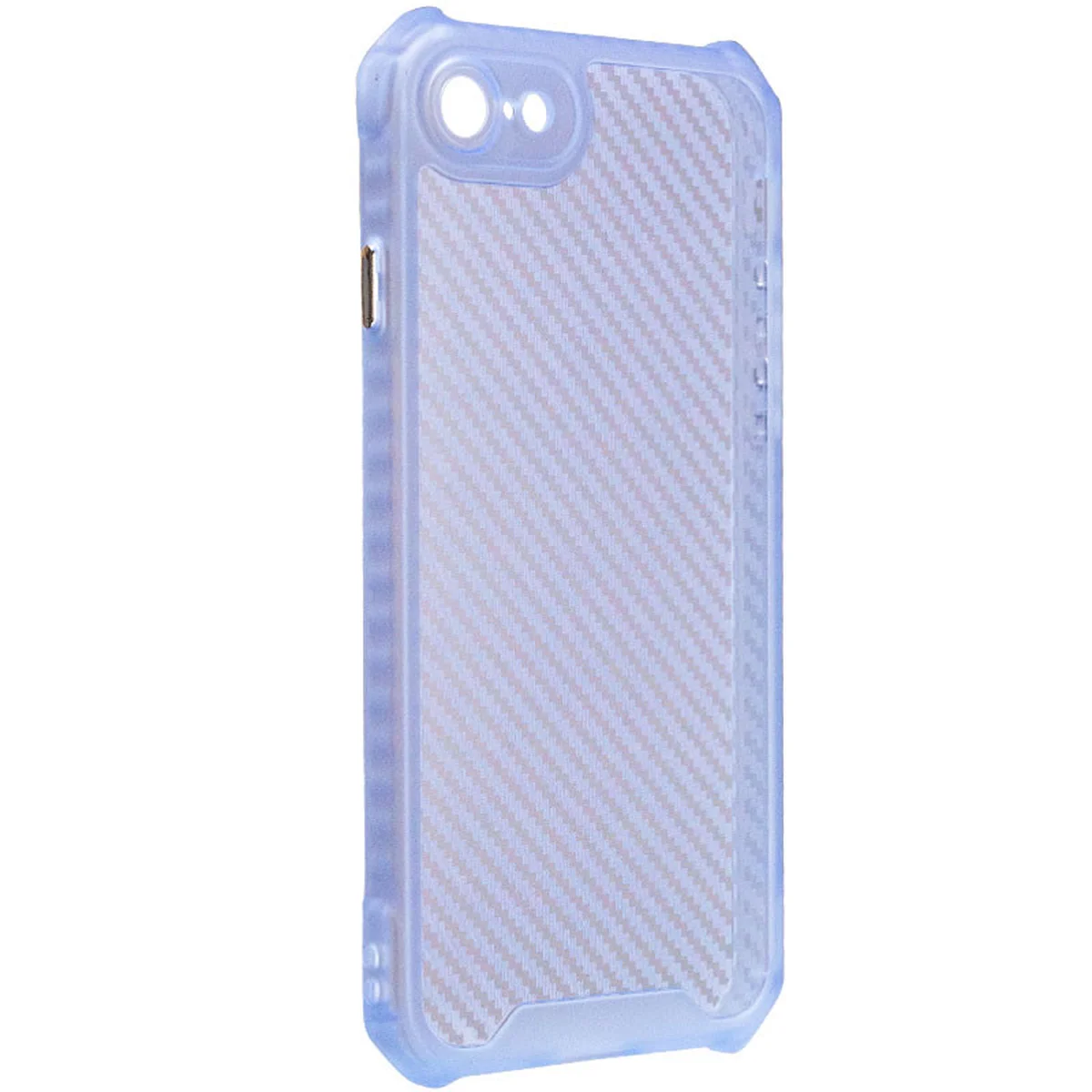Чохол TPU Ease Carbon color series для Apple iPhone 7 / 8 / SE (2020) (4.7") Синій / Прозорий