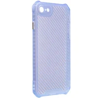 Чохол TPU Ease Carbon color series для Apple iPhone 7 / 8 / SE (2020) (4.7") Синій / Прозорий