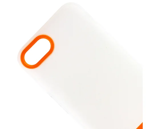 Чехол TPU+PC Bichromatic для Apple iPhone 7 / 8 / SE (2020) (4.7") Matte / Orange