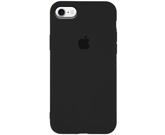 Чехол Silicone Case Slim Full Protective для Apple iPhone 7 / 8 (4.7") Черный / Black