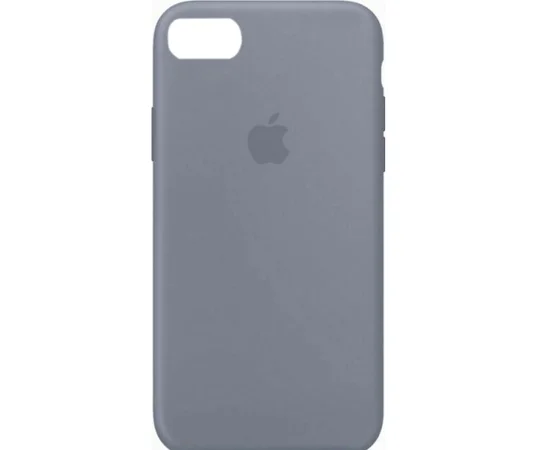 Чехол Silicone case (A) (с закрытым низом) для Apple iPhone 7 / 8 (4.7") Серый / Lavender Gray