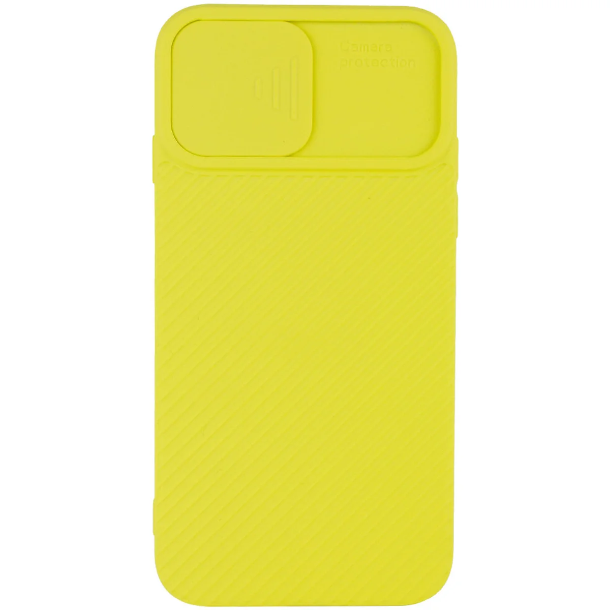 Чехол Camshield Square TPU со шторкой для камеры для Apple iPhone 7 / 8 / SE (2020) (4.7") Желтый